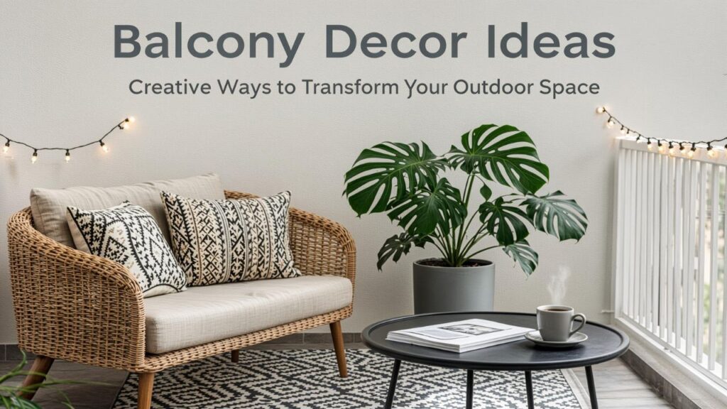 Balcony Decor Ideas: Creative Ways to Transform Your Outdoor Space