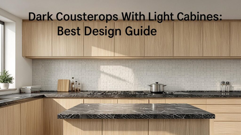 Dark Countertops With Light Cabinets: Best Design Guide