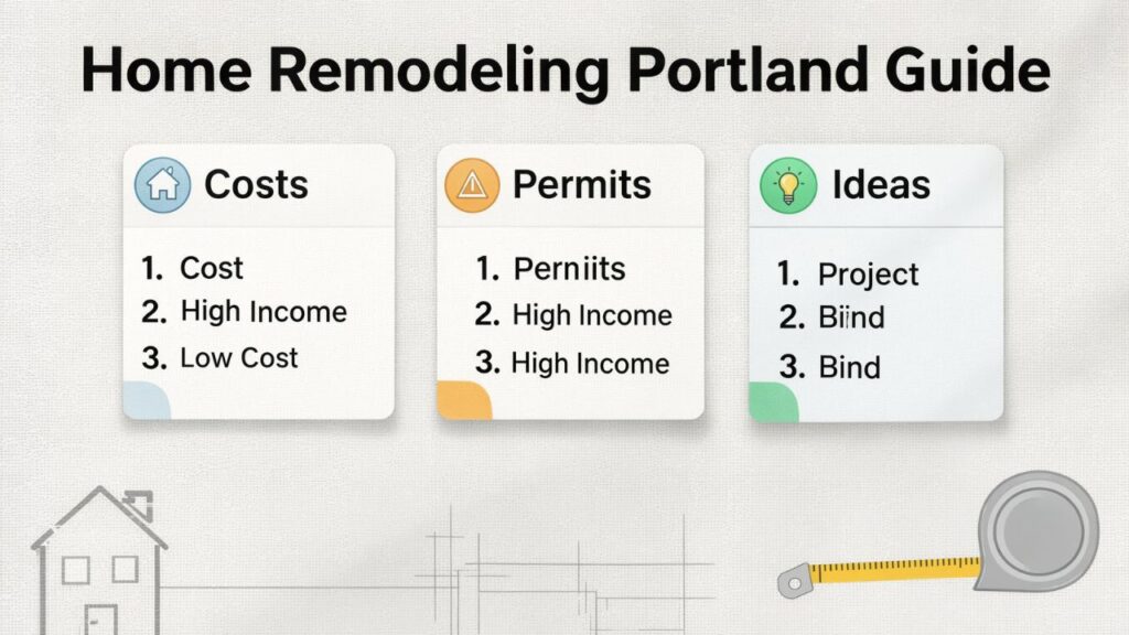 Home Remodeling Portland Guide: Costs, Permits and Ideas
