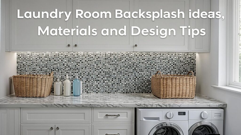 Laundry Room Backsplash Ideas, Materials and Design Tips