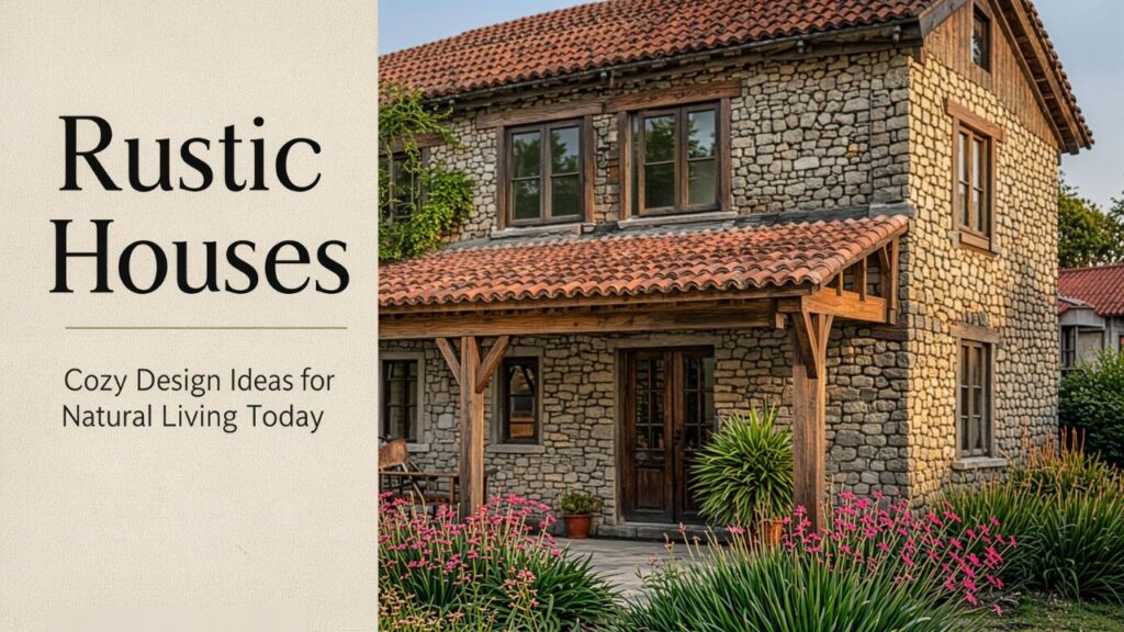 Rustic houses: Cozy Design Ideas for Natural Living Today