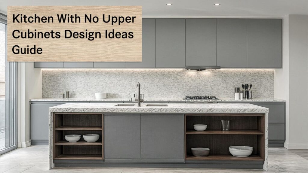 Kitchen With No Upper Cabinets Design Ideas Guide