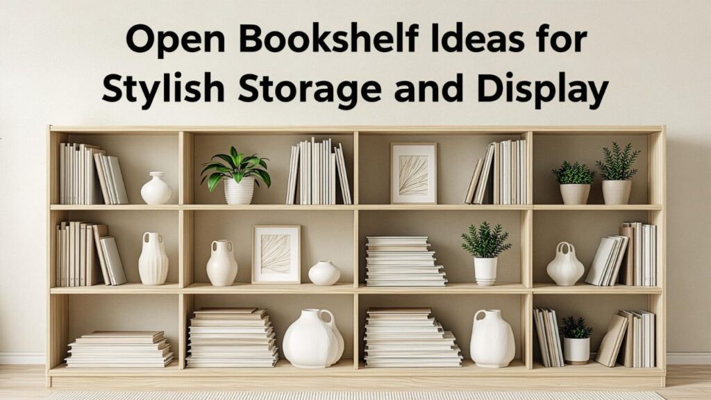 Open Bookshelf Ideas for Stylish Storage and Display
