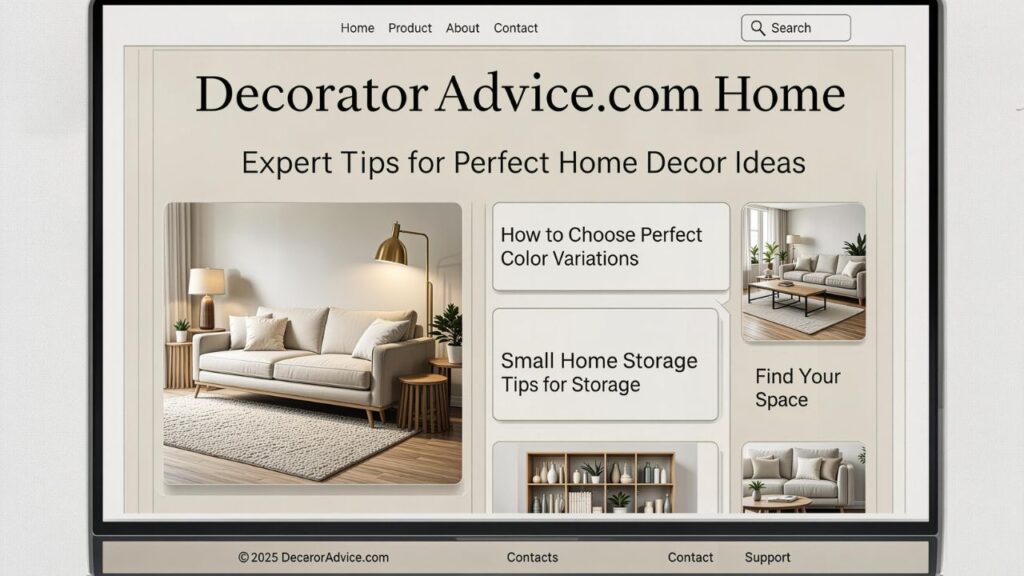 DecoratorAdvice.com Home: Expert Tips for Perfect Home Decor Ideas