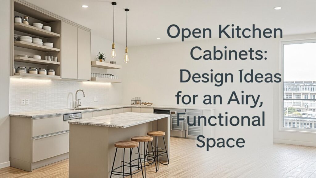 Open Kitchen Cabinets: Design Ideas for an Airy, Functional Space