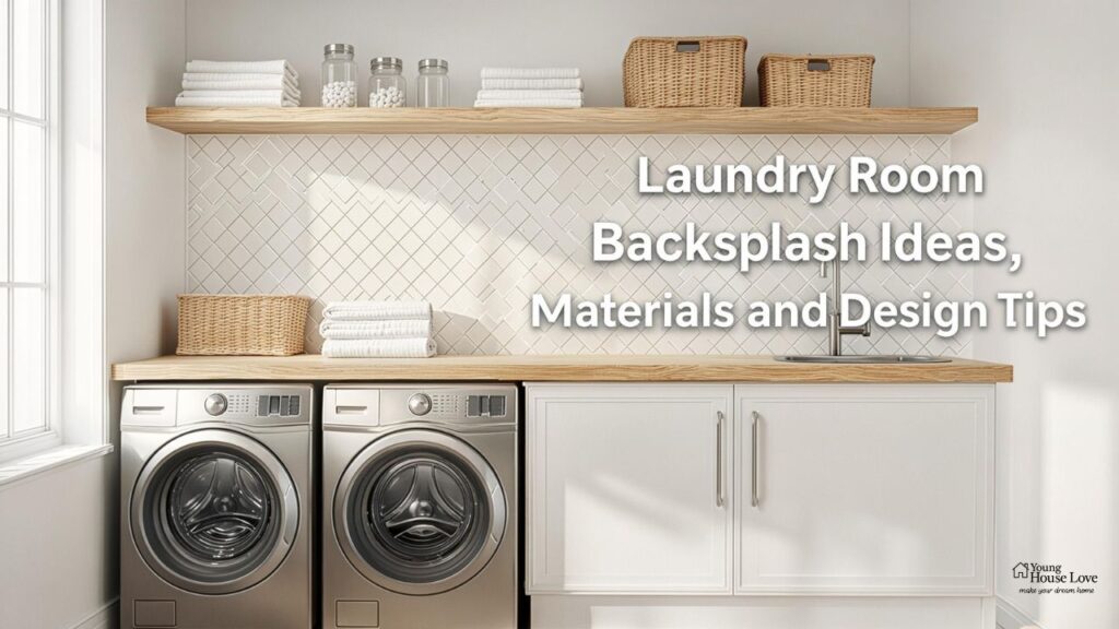 Laundry Room Backsplash Ideas, Materials and Design Tips