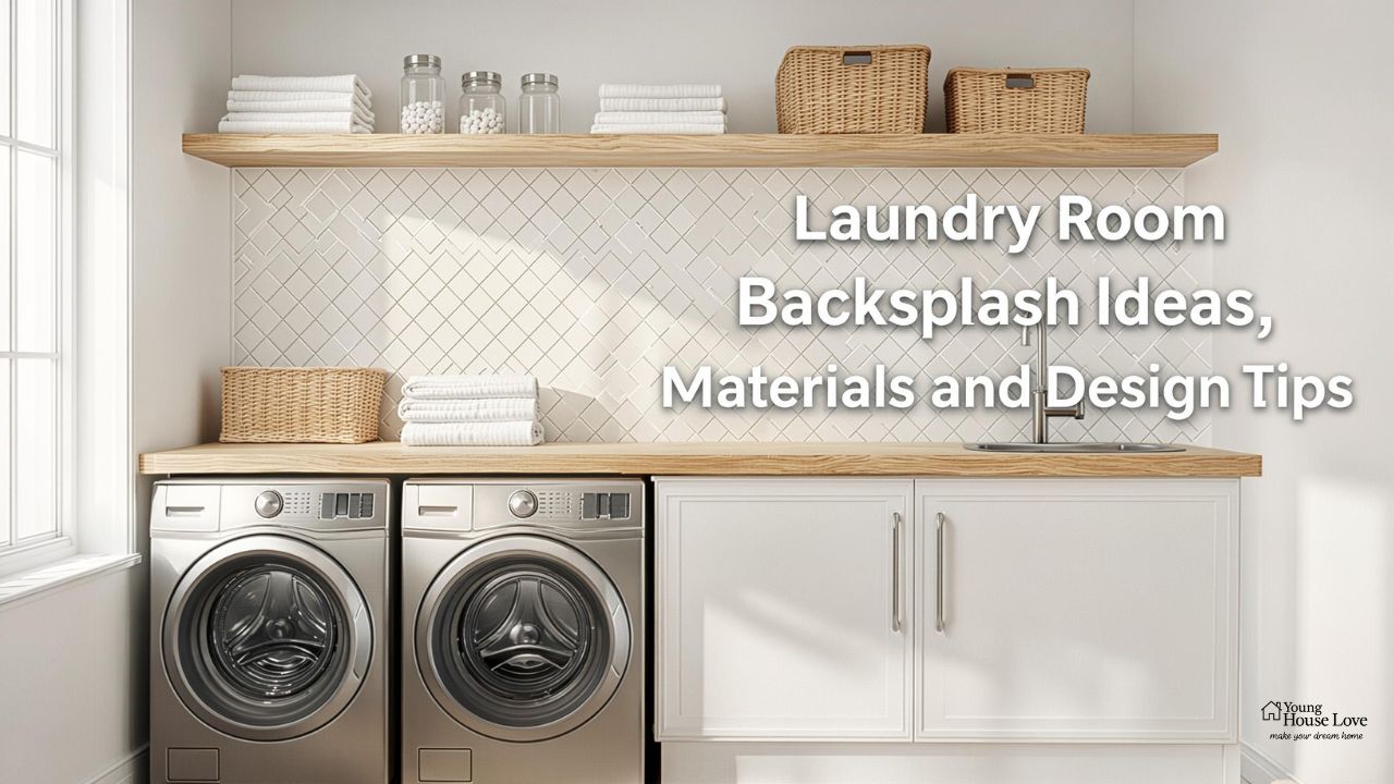 Laundry Room Backsplash Ideas, Materials and Design Tips
