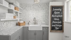 Laundry Room Backsplash Ideas, Materials and Design Tips