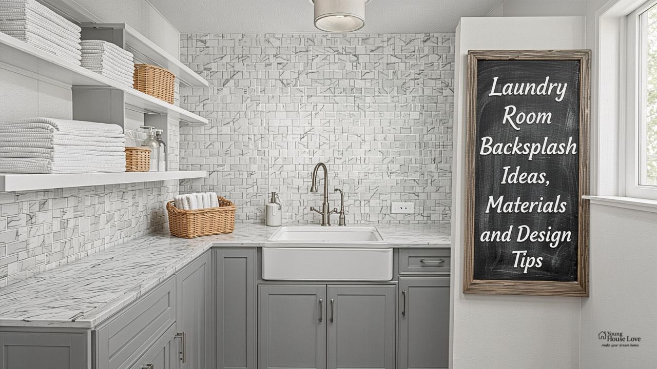 Laundry Room Backsplash Ideas, Materials and Design Tips
