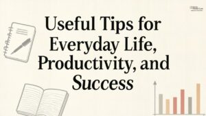 Useful Tips for Everyday Life, Productivity, and Success