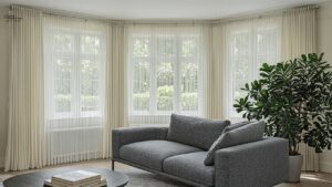 Bay Window Curtains Ideas for Elegant Modern Homes
